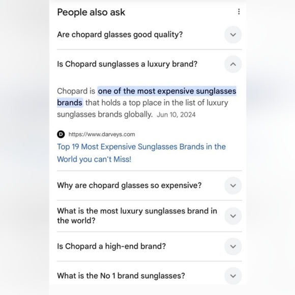 New! 👑CHOPARD ICE CUBE Sunglasses SCHF74 300F, Authentic - Picture 12 of 16